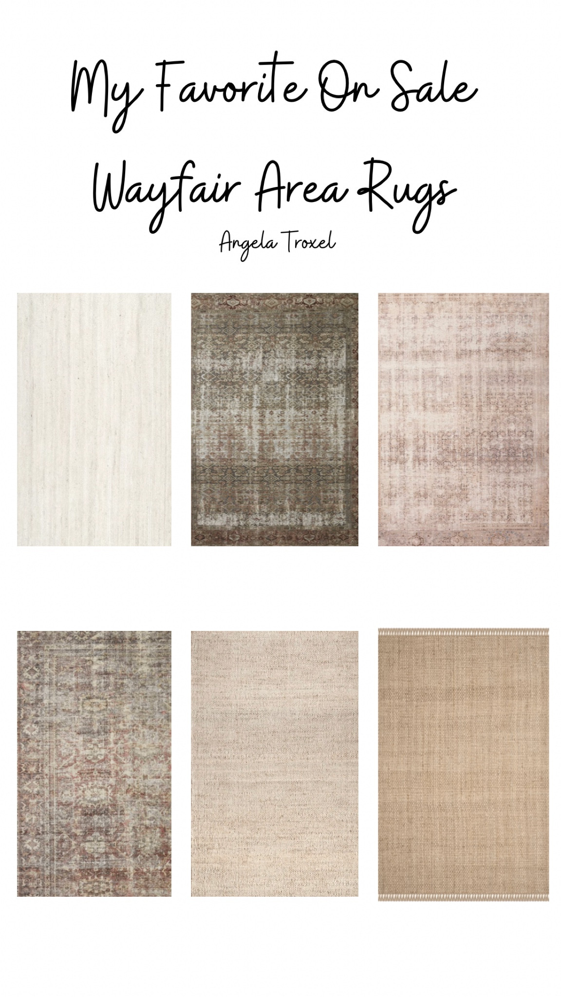 On Sale Wayfair rugs! 

#LTKhome #LTKsalealert
