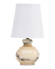 12.5in Solid Marble Rechargeable Bulb Table Lamp | TJ Maxx