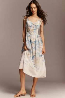En Saison Vivian Sweetheart Midi Dress | Anthropologie (US)