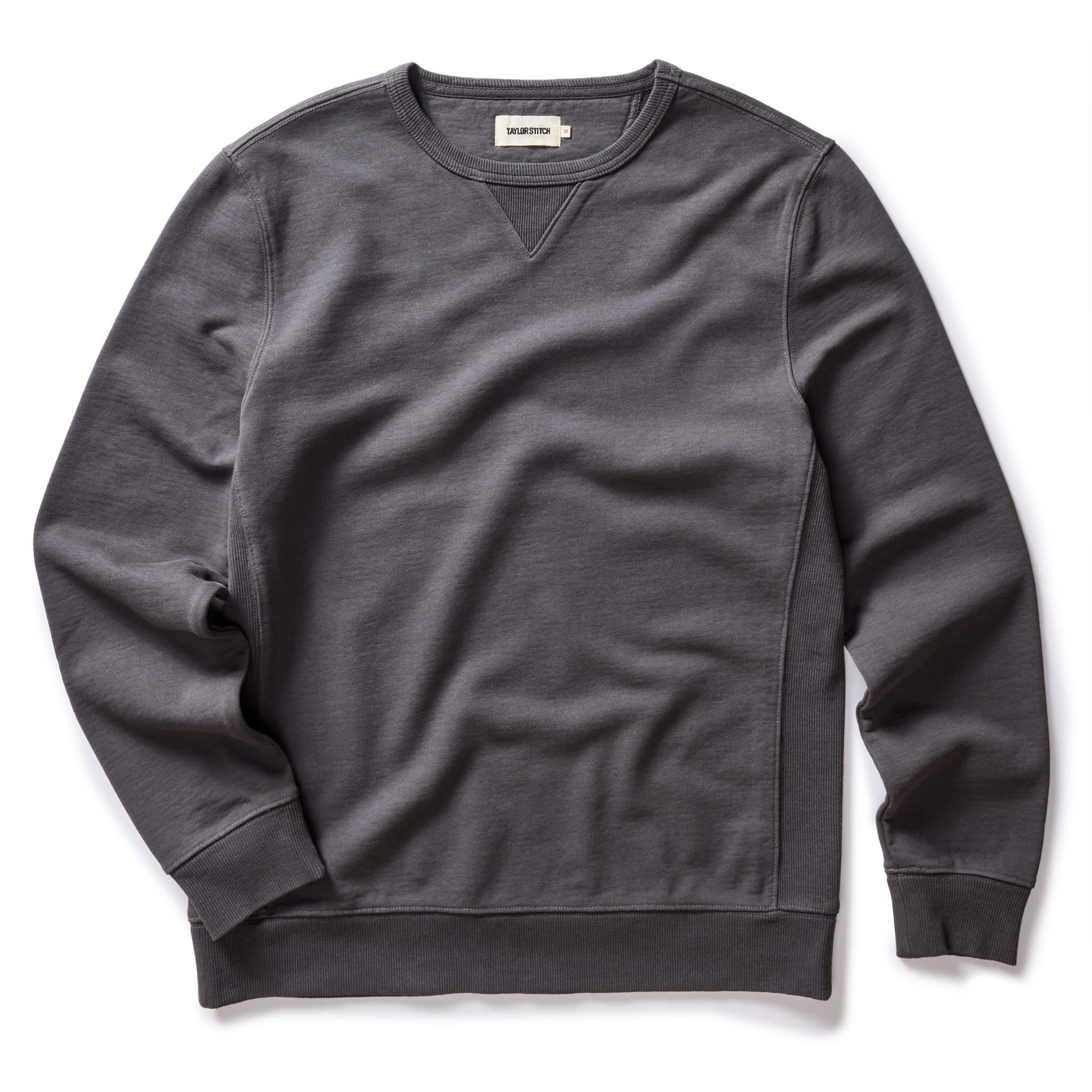 The Cotton Hemp Crew in Asphalt | Taylor Stitch