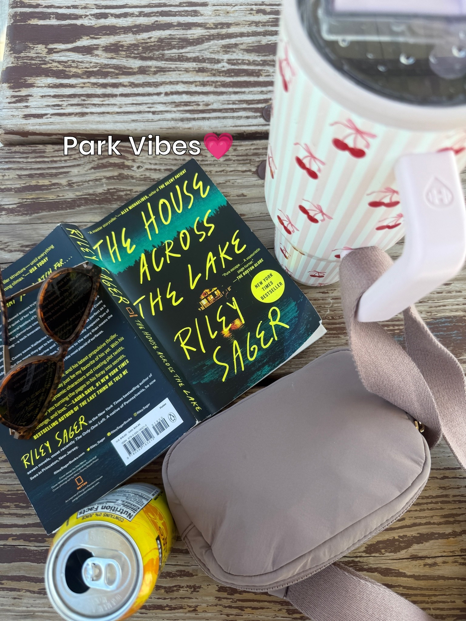 Park vibes for the win🥹 it’s the super aesthetic picture for me, I’m pretty impressed💀💀 anywho, I’m currently reading the House Across the Lake and my current physical read.  My sunglasses are from my mom,  but she said they’re from blenderz and my 40 oz hydrojug that I’m obsessed with👏🏽💗 on the go approved.  The fanny pack is a win to cause this bad boy is stuffed! #fannypack #reading #hydrojug

#LTKdayinmylife #LTKmomlife #LTKActive