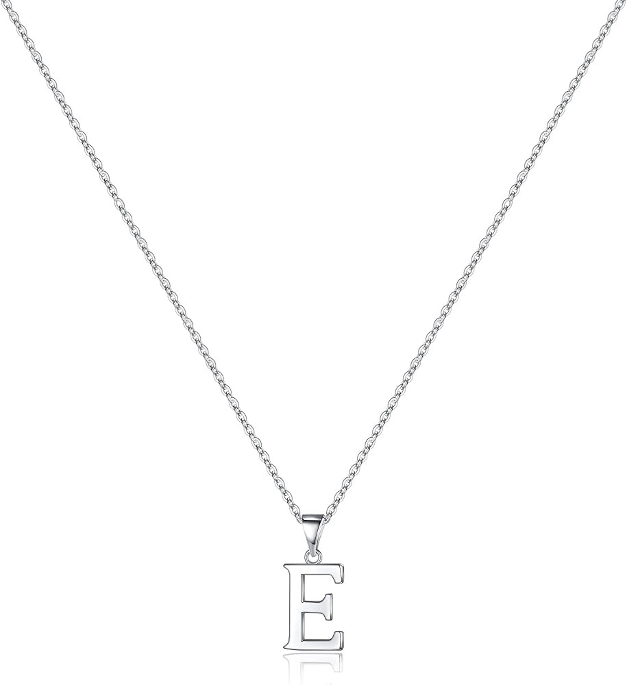 S925 Sterling Silver Initial Necklaces for Women, Dainty Hypoallergenic Initial Necklace Letter I... | Amazon (US)