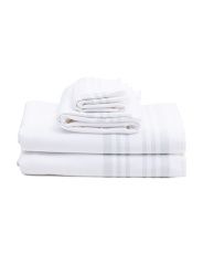 4pc Verano Border Stripe Towel Set | Marshalls