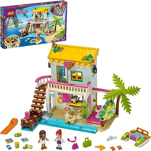 LEGO Friends Beach House 41428 Building Kit; Sparks Hours of Summer Adventure Play, New 2020 (444... | Amazon (US)