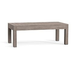 Indio Eucalyptus Rectangular Outdoor Coffee Table (43") | Pottery Barn (US)