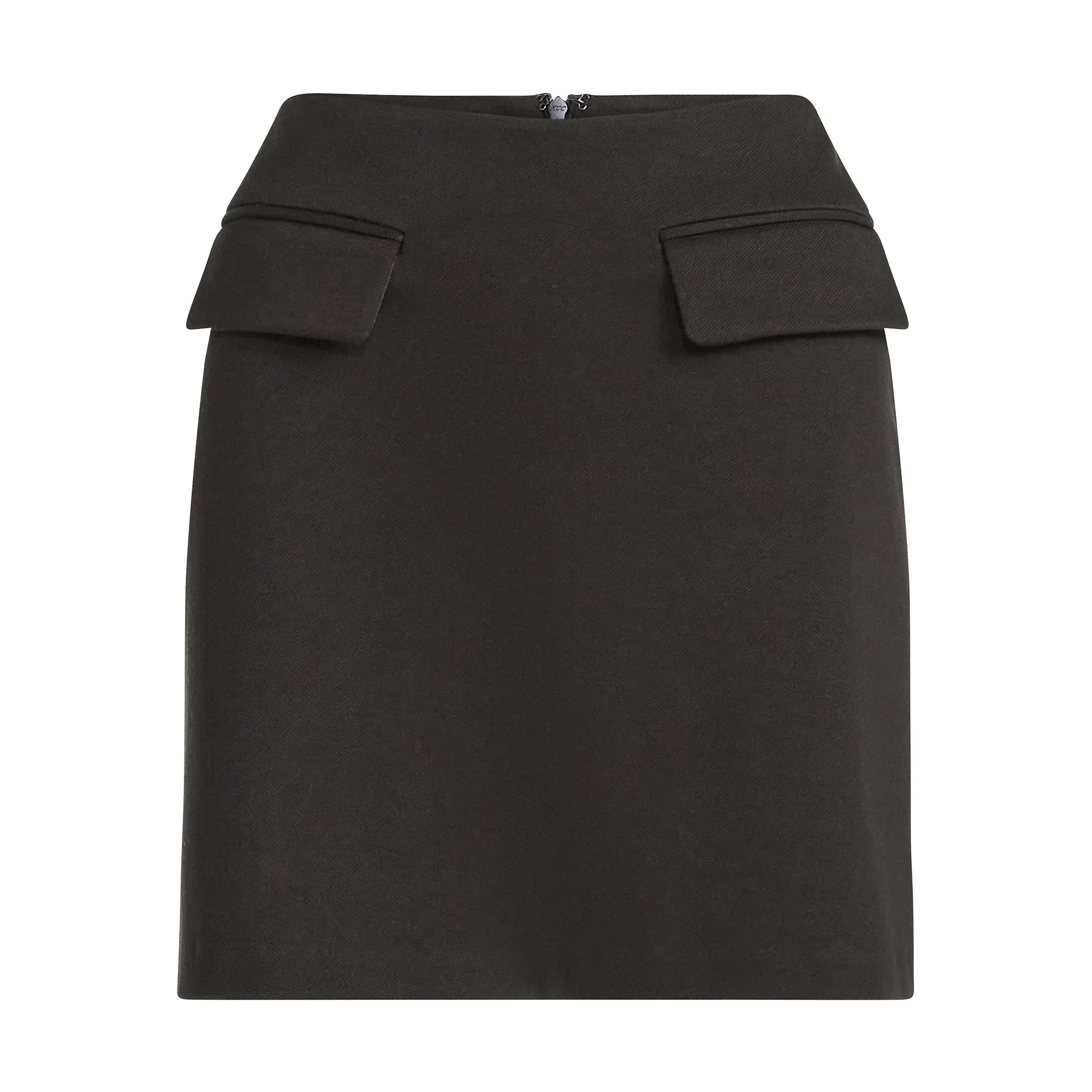 Scoop Women's Twill Ponte Knit Mini Skirt with Faux Flap Pockets, Sizes 0-20 - Walmart.com | Walmart (US)