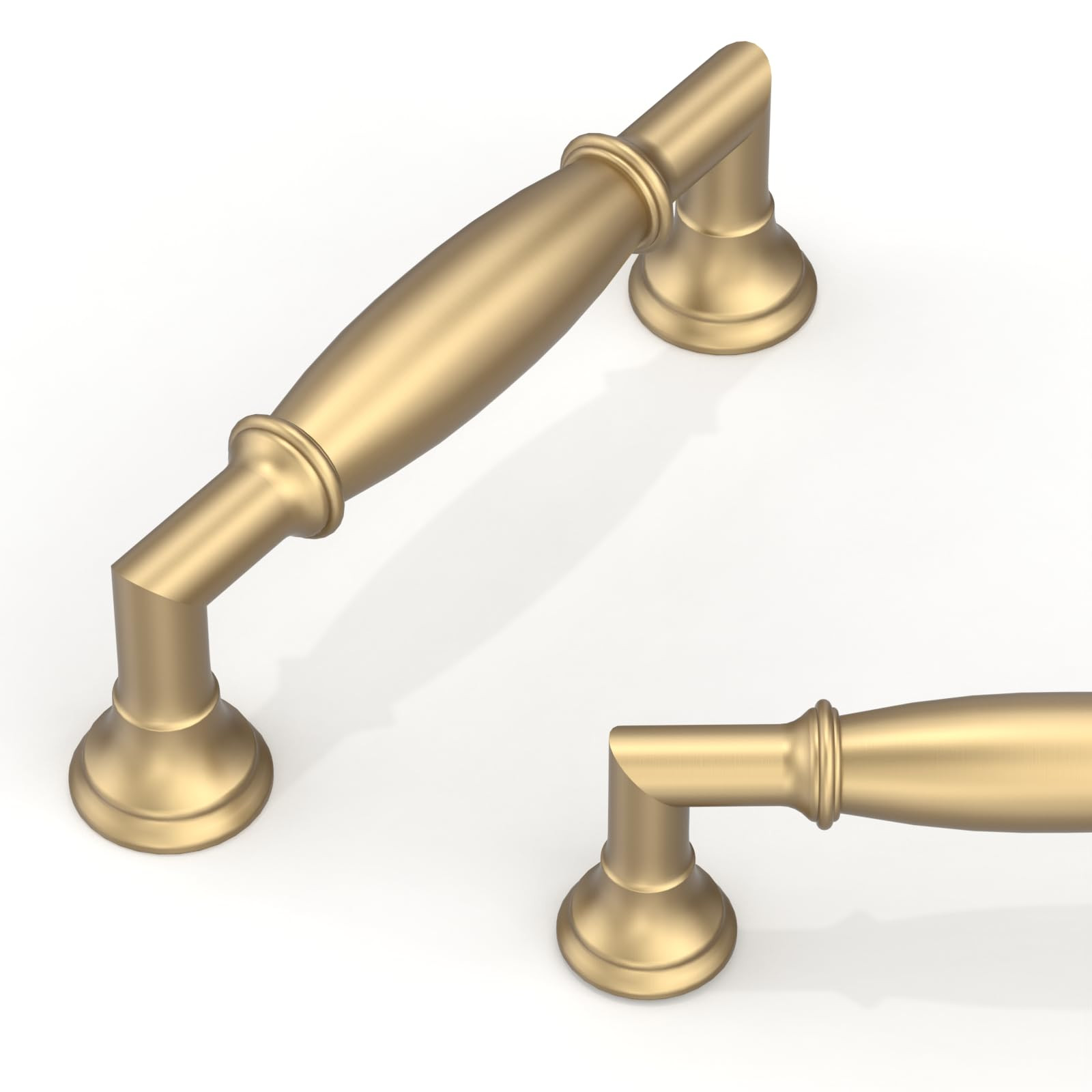 10 Pack Champagne Bronze Cabinet Pulls 3 Inch(76mm) Kitchen Cabinet Handles Cabinet Hardware for ... | Amazon (US)