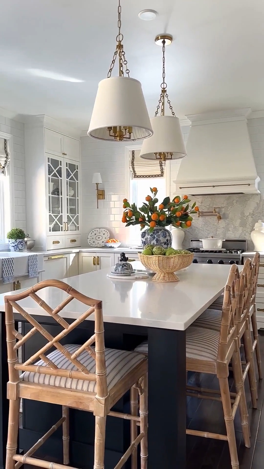 Gorgeous spring kitchen decorating! 

Tangerine branches, faux apples, artichokes, pears, blue and white chinoiserie, rattan footed bowl, spring decor, spring finds, coastal home

#LTKSeasonal #LTKHome