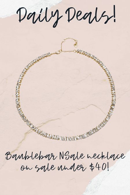 NSale baublebar necklace 

#LTKxNSale #LTKunder50 #LTKsalealert