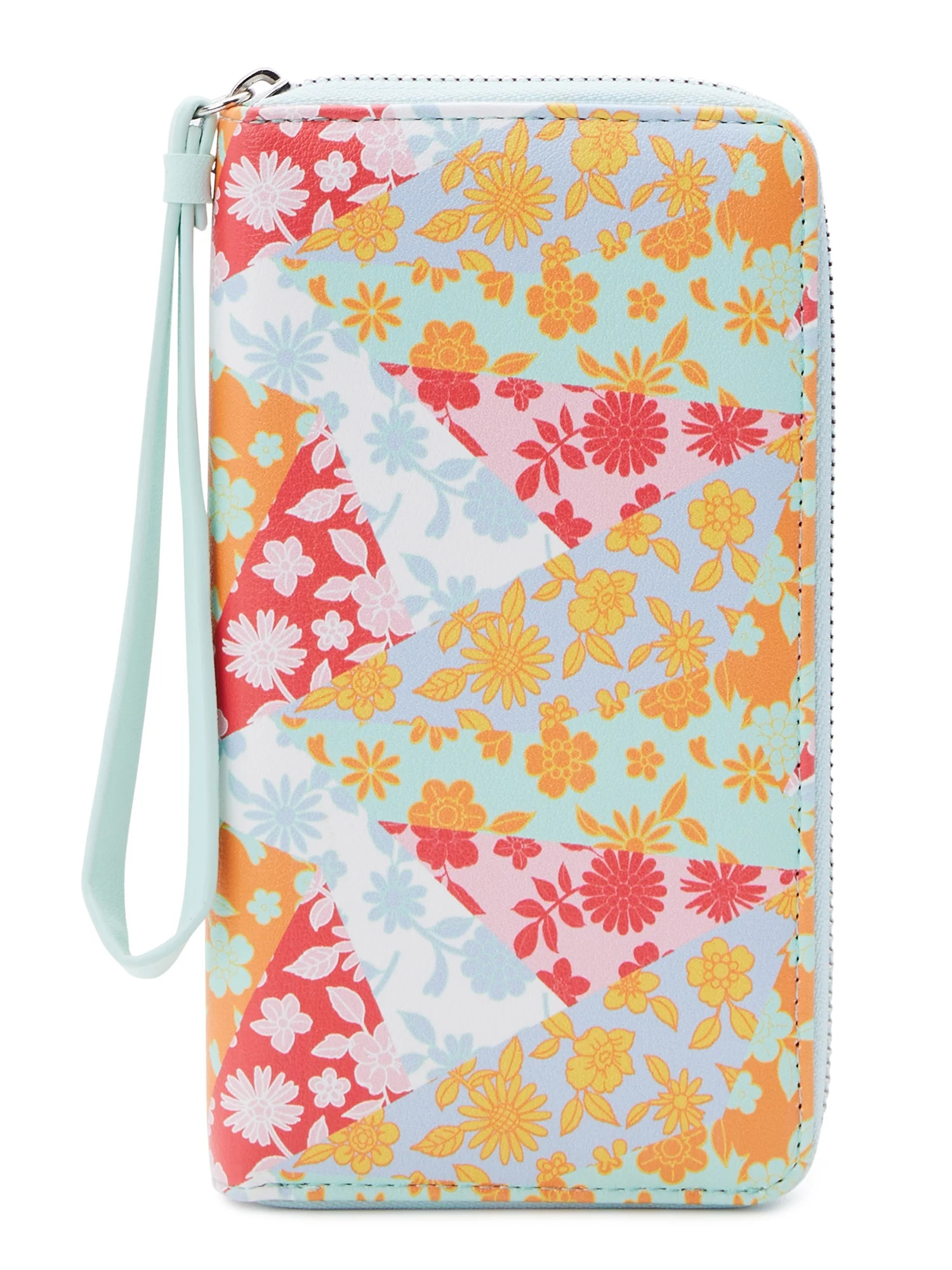 No Boundaries Women's Zip Around Wristlet Wallet | Walmart (US)