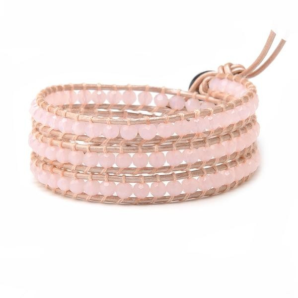 Light Pink Crystals on Pink | Victoria Emerson