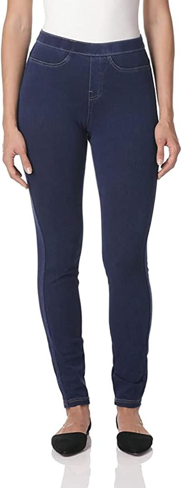No Nonsense Women’s Classic Denim Leggings, Jeggings for Women with Real Back Pockets, High Wai... | Amazon (US)