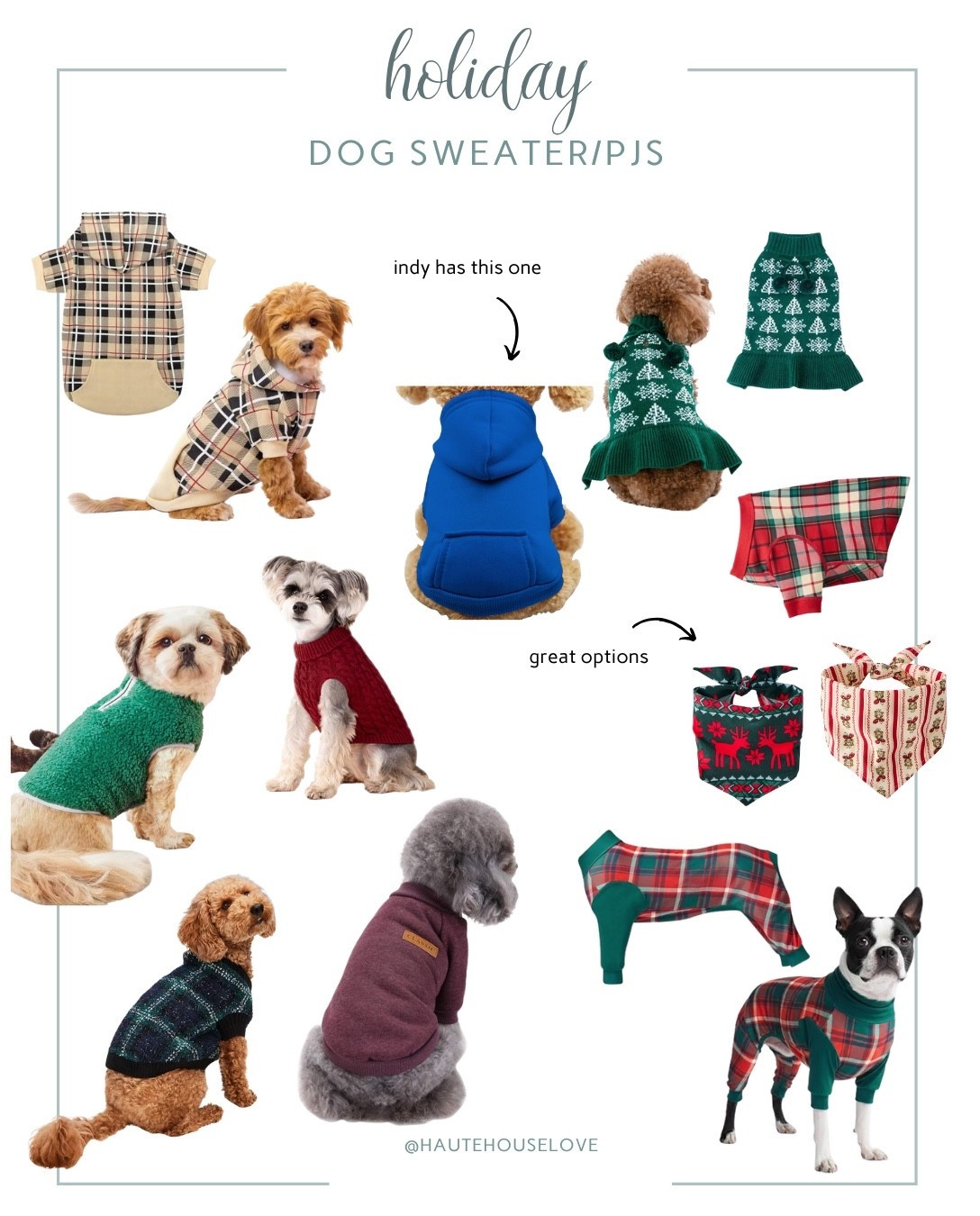 Holiday Dog Sweaters/PJs

#LTKHoliday #LTKSeasonal