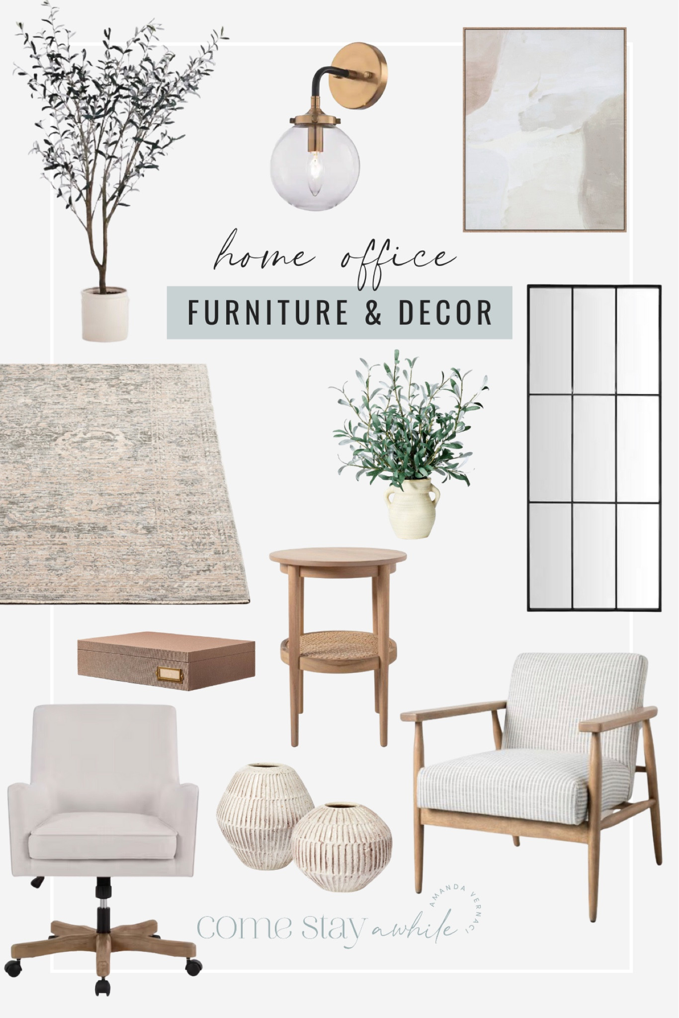 😍 all the feels for my new home office! 
I love the cozy feel accented with all the light woods, linens, and greenery. 
Home office decor for moody style and white decor. 
#targethome #homedepotfinds #olivetree

#LTKFind #LTKhome