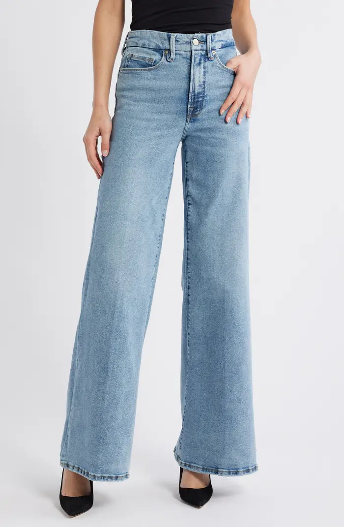 Good Waist High Waist Palazzo Jeans | Nordstrom