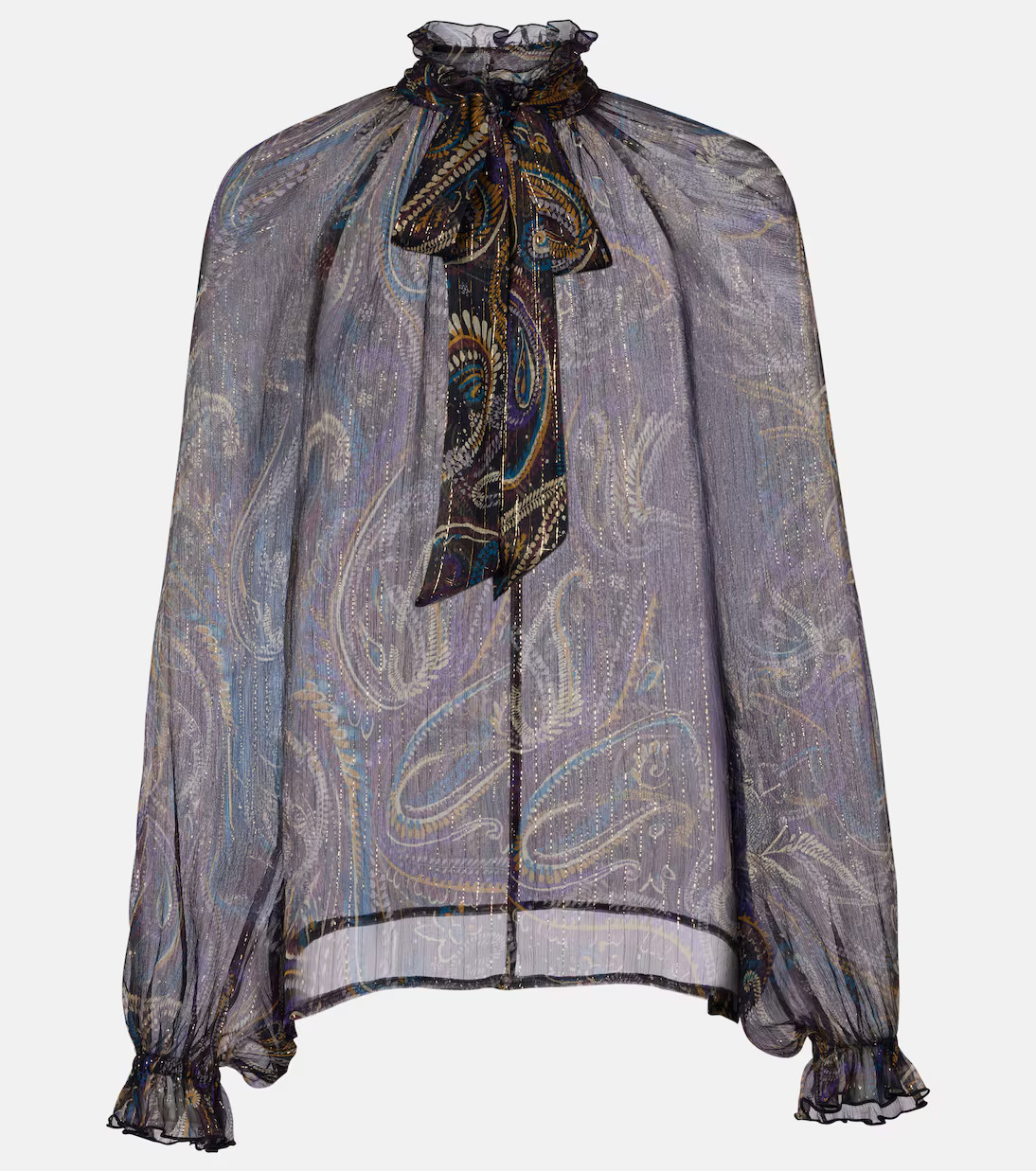 Paisley silk-blend blouse | Mytheresa (US/CA)