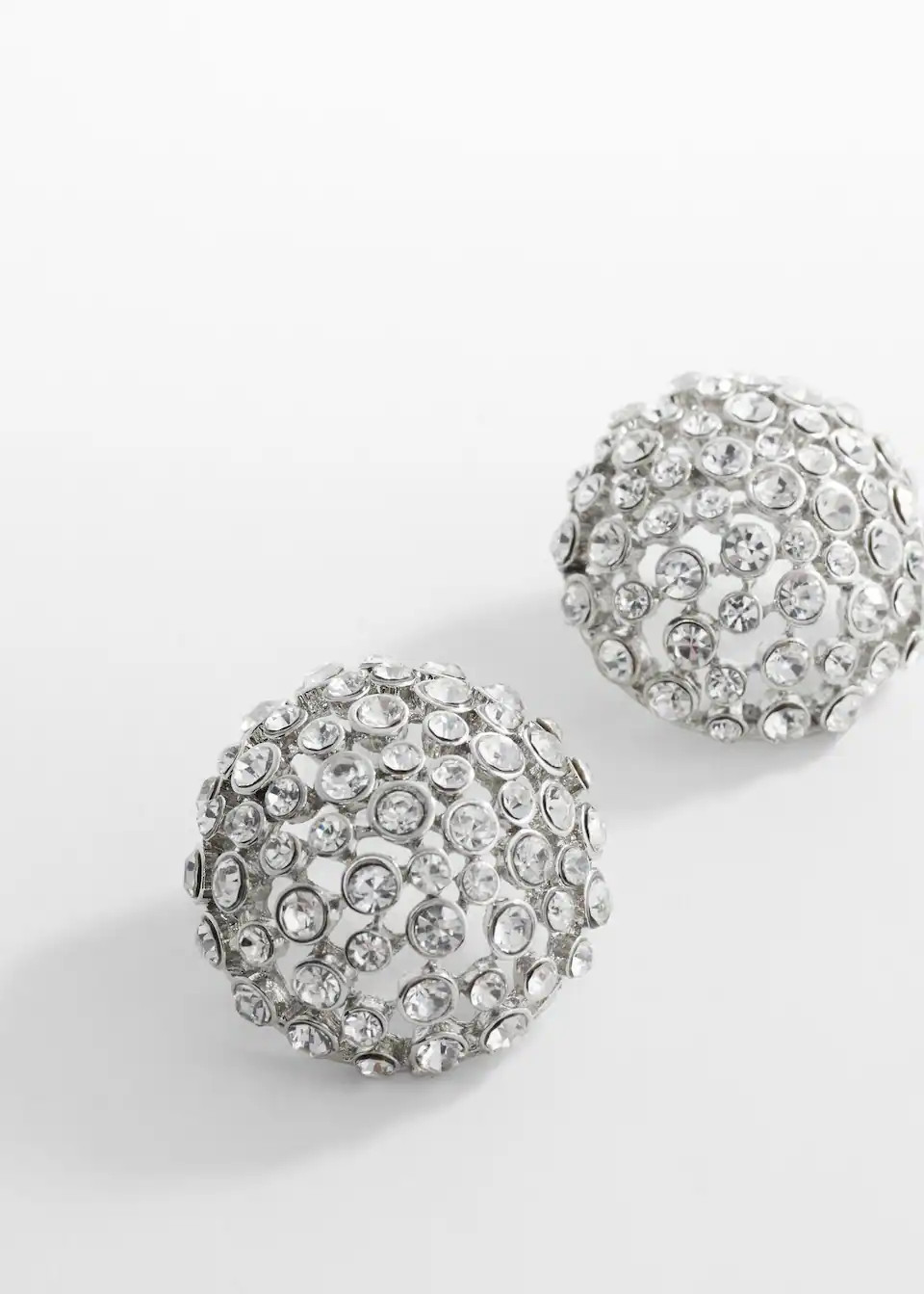 Faceted crystal earring | MANGO (UK)