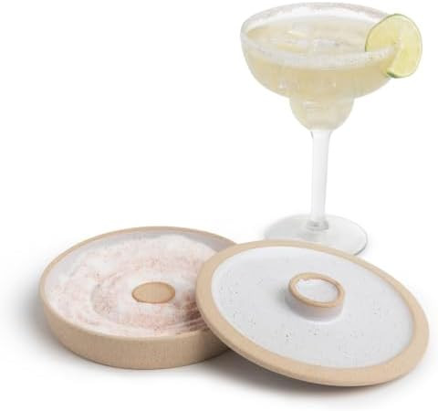 Ceramic Margarita Salt Rimmer with Lid - Cinco de Mayo Margarita Glass Rimmer - Home Bar Accessor... | Amazon (US)