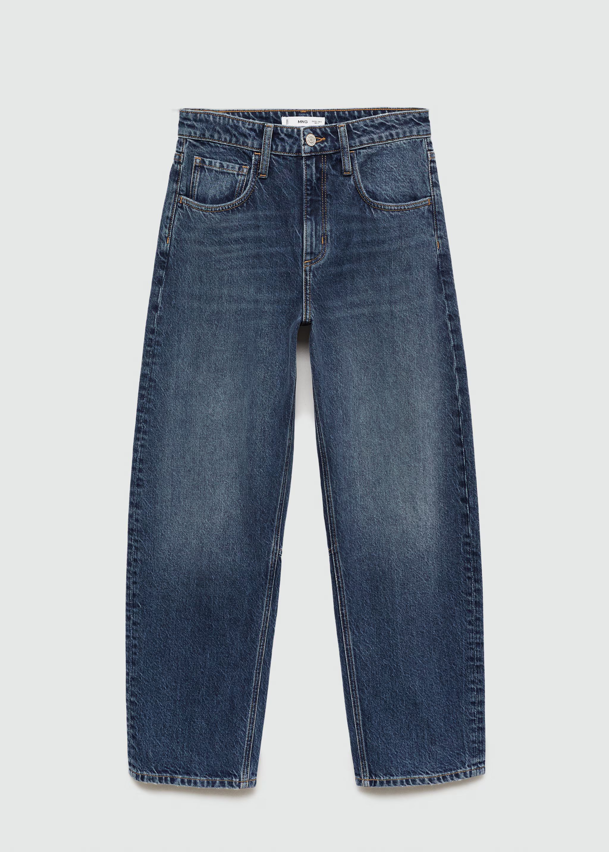 High-waist slouchy jeans | MANGO (US)