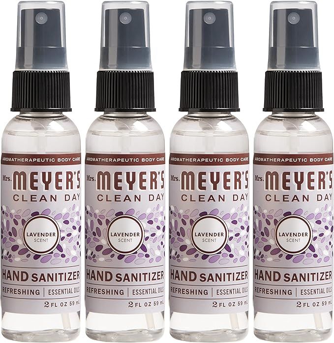 Amazon.com: Mrs. Meyer's Antibacterial Hand Sanitizer Spray, Travel Size, Removes 99.9% Of Bacter... | Amazon (US)