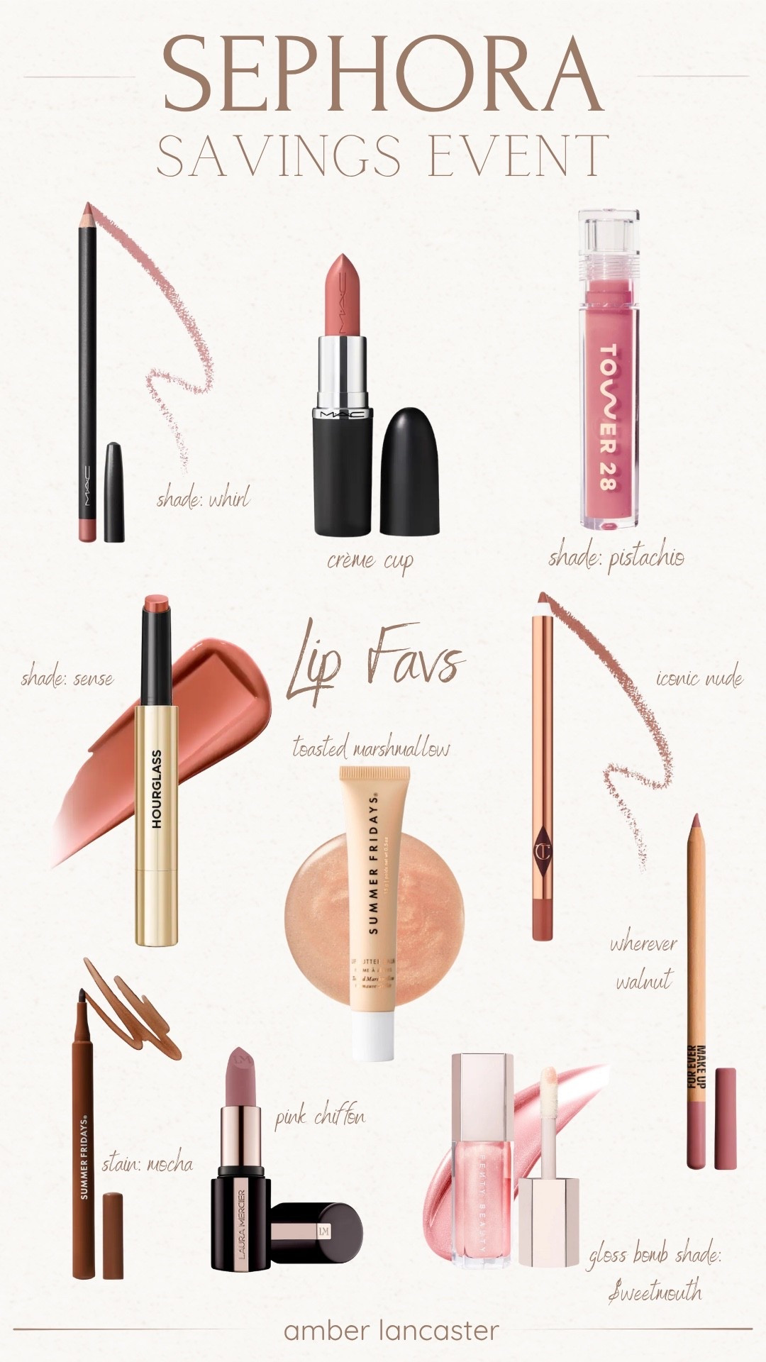 Sephora savings event! Some of my lip favorites! 💄 Rogue gets 20% off, VIB gets 15% off, and insider get 10% off through 4/20
Code: SPRINGSALE | 
sephora savings event, sephora sale, sephora favorites, sephora must haves, sephora makeup, sale, beauty sale, lip combo, lip favorites, lip stain, lip liner, lip gloss, lip stick, lip balm. 

#LTKSaleAlert #LTKgrwm #LTKBeauty