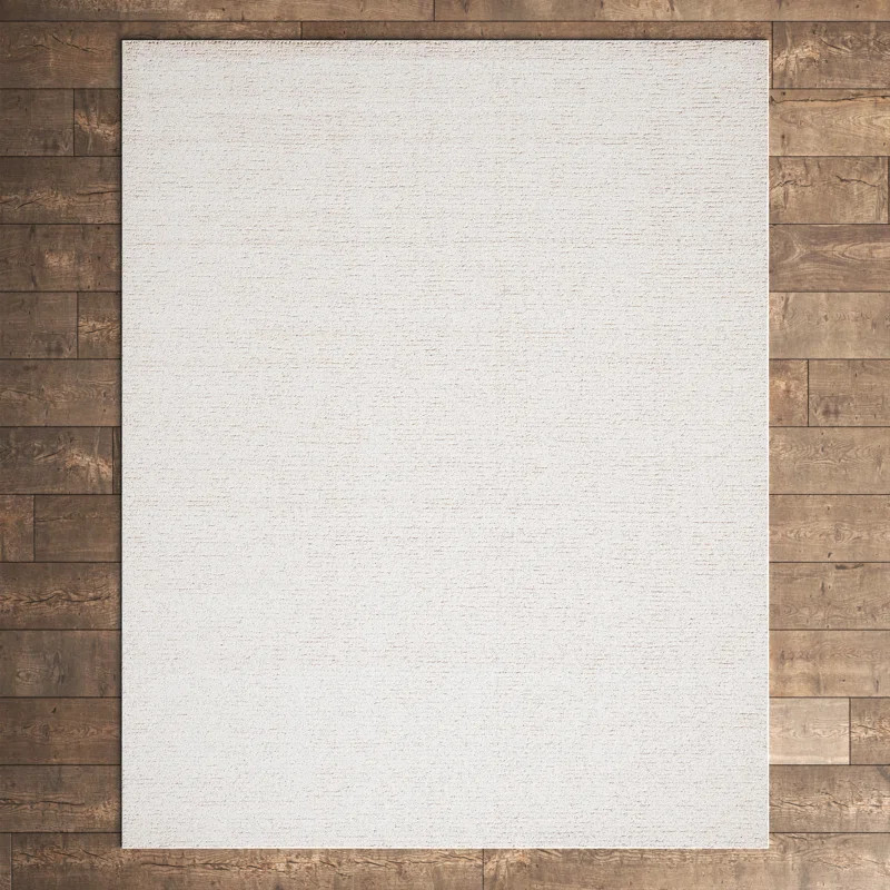 Maja Handmade Hand Tufted Wool Ivory / Beige Rug | Wayfair North America