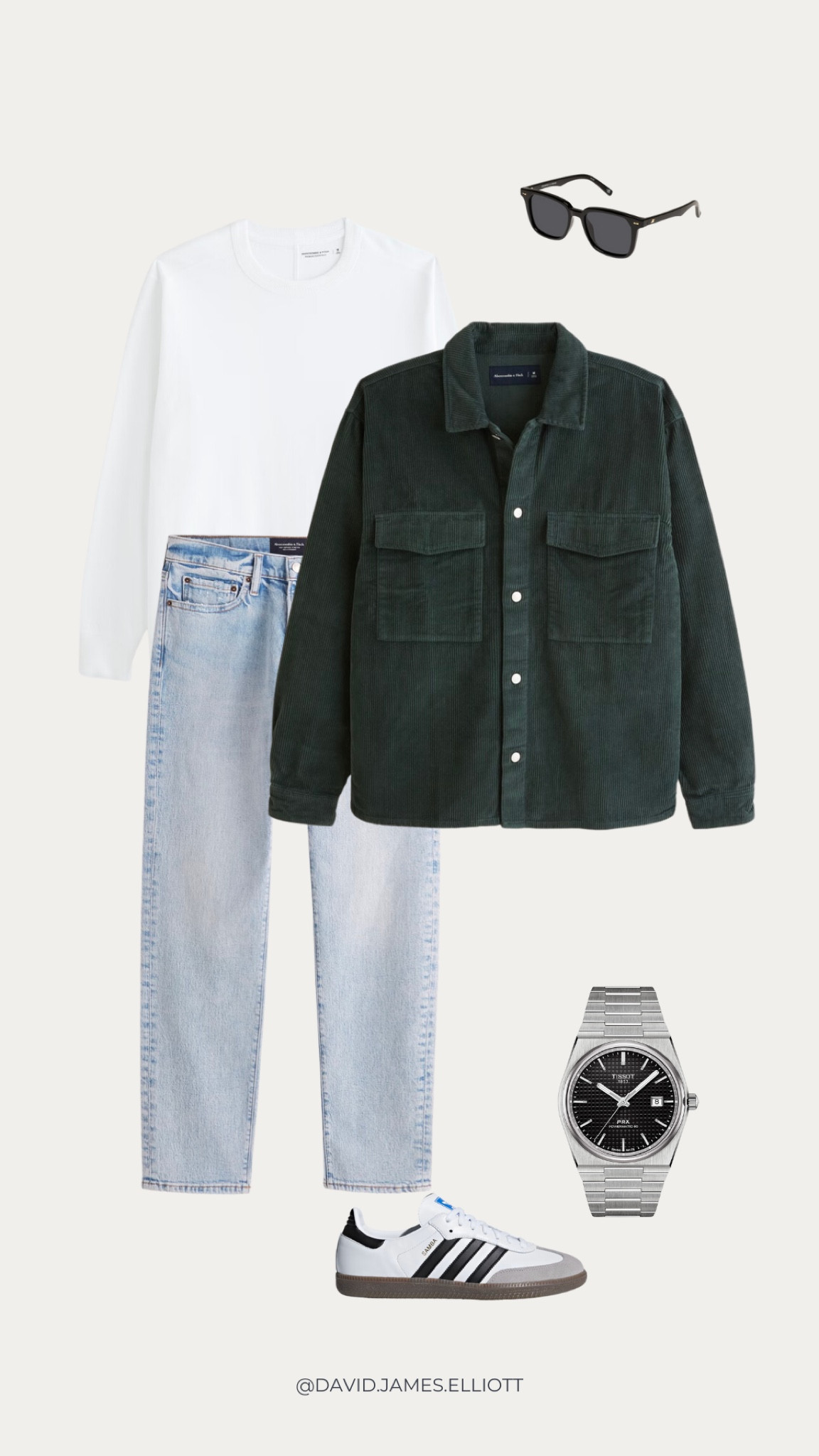 Men’s Adidas Samba Outfit with Cordury Overshirt 

#LTKmens