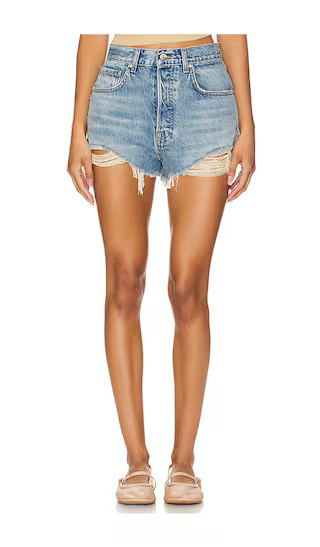 Jules Super High Rise Vintage Short in Esplanade | Revolve Clothing (Global)
