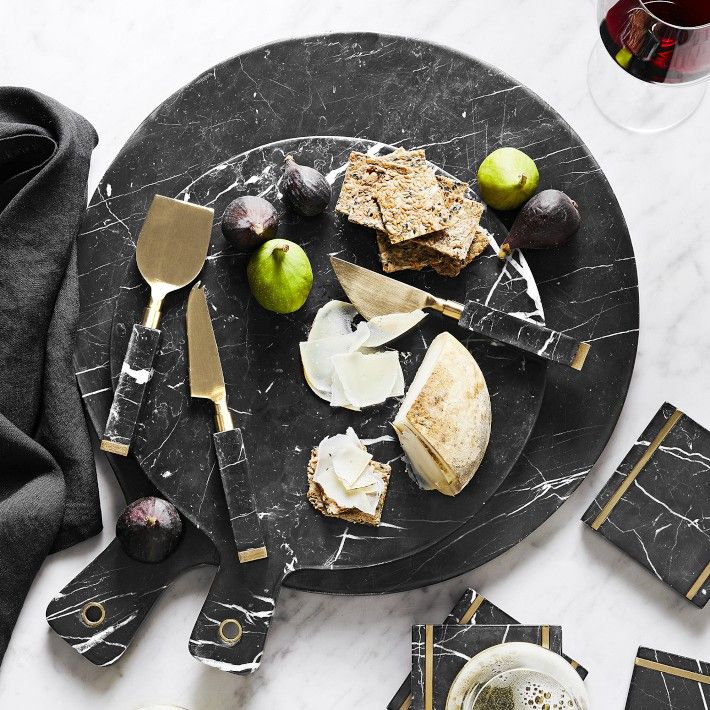 Black Marble Cheese Boards | Williams-Sonoma