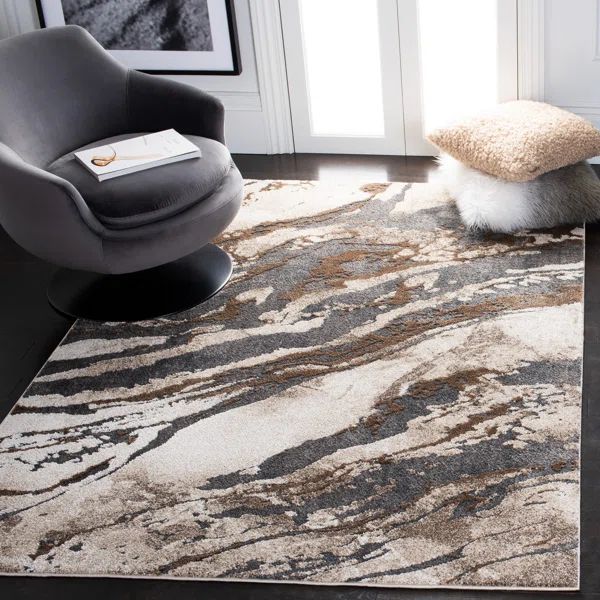 Afrah Abstract Rug | Wayfair North America