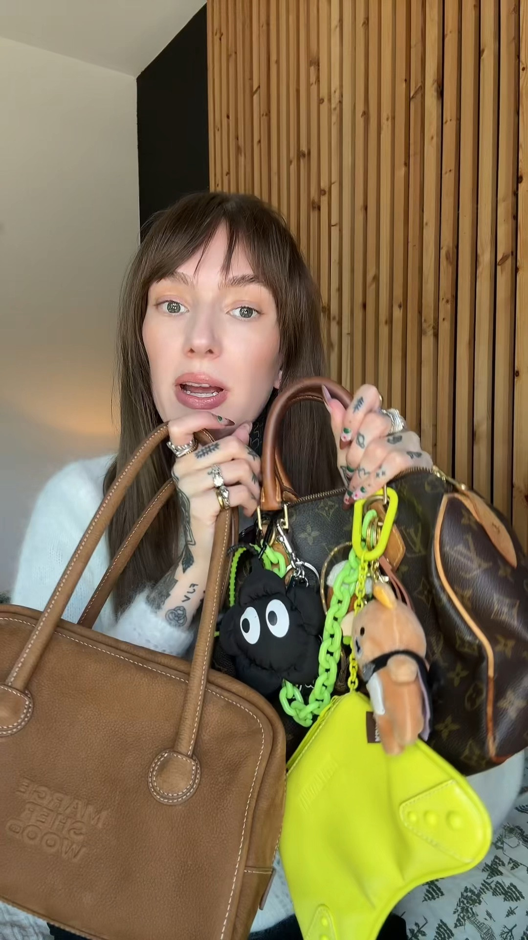 Most used bags + bagcharms this fall 