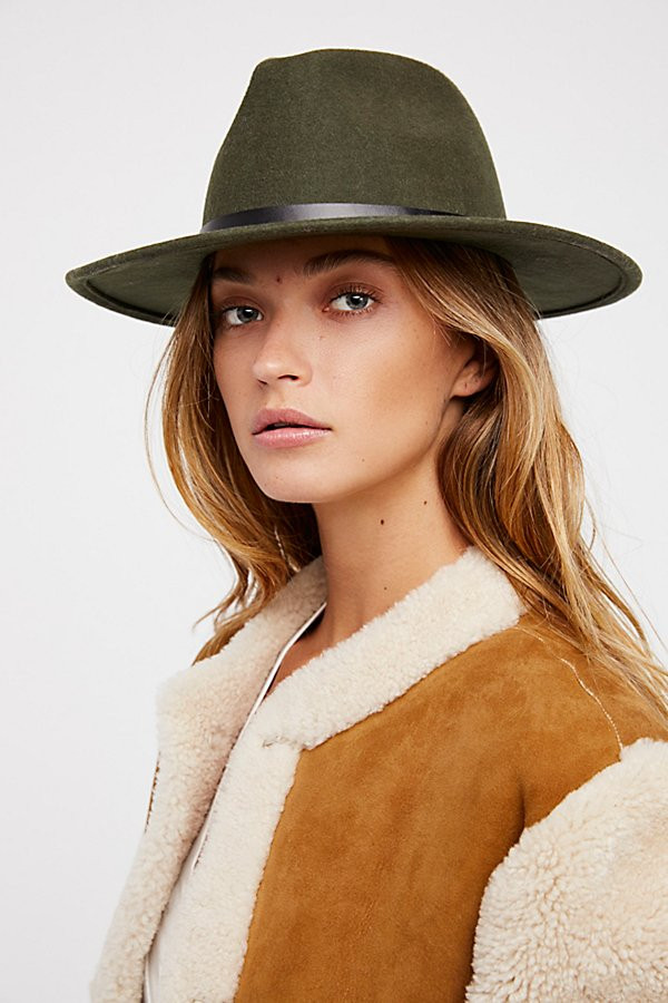 Wythe Leather Band Felt Hat by Free People | Free People