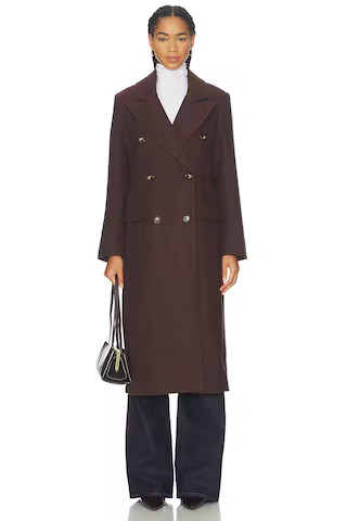 ASTR the Label Morana Coat in Plum Brown from Revolve.com | Revolve Clothing (Global)