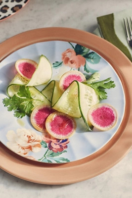 Maeve Chintzware Stoneware Dessert Plate | Anthropologie (US)