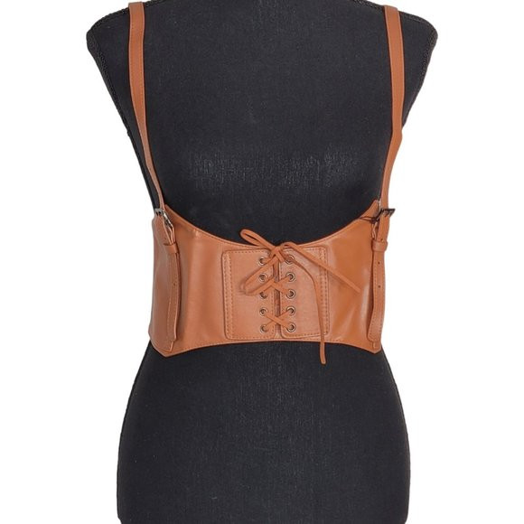 Brown Corset Harness belt LCF Suspender Leather Harness Belt (PLUS SIZE) | Poshmark
