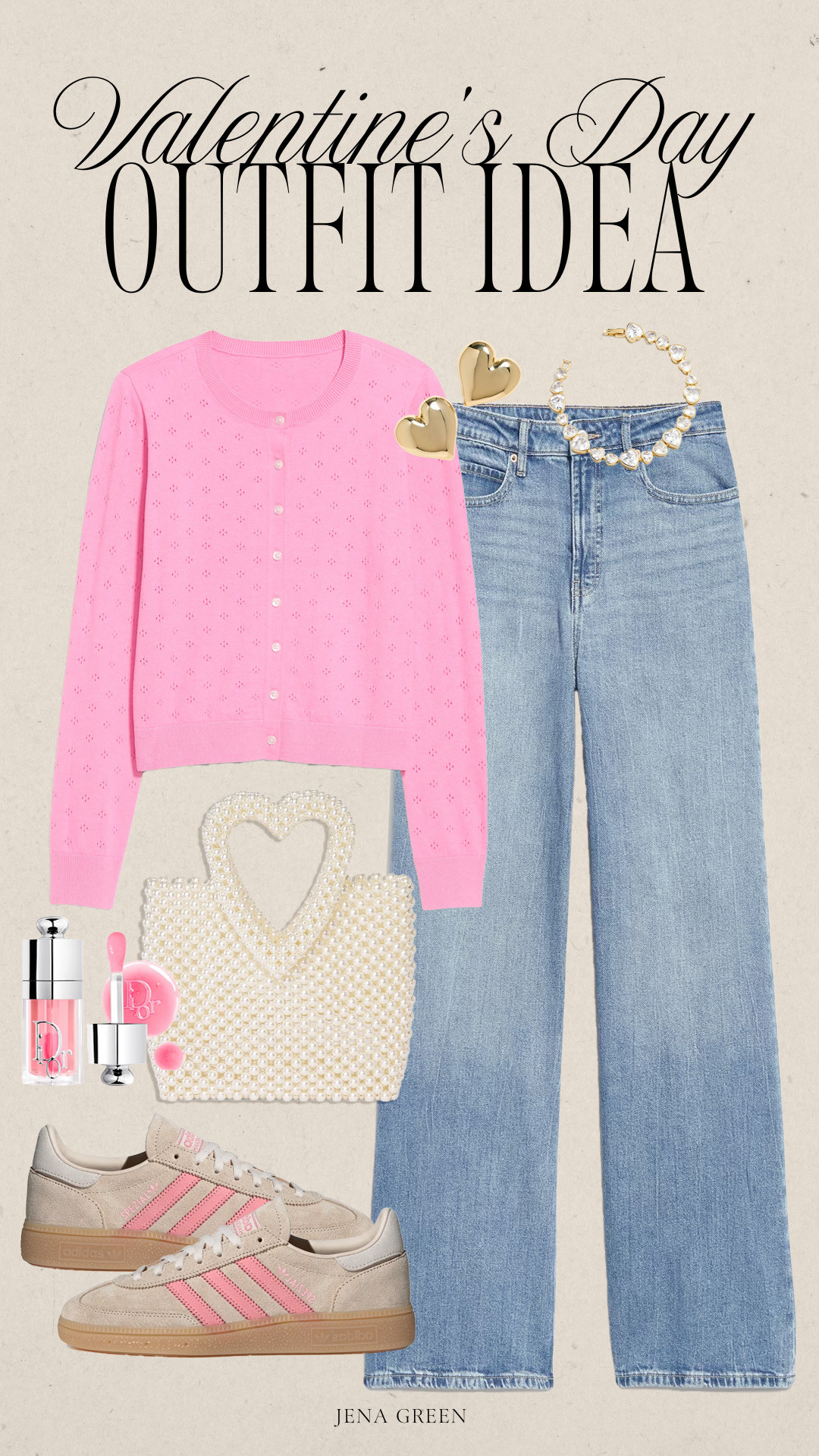 Valentine's Day Outfit Idea | Cute Valentine's Day Look  

 #LTKootd #LTKSeasonal #LTKFindsUnder100