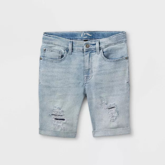 Boys' Destructed Jean Shorts - art class™ | Target