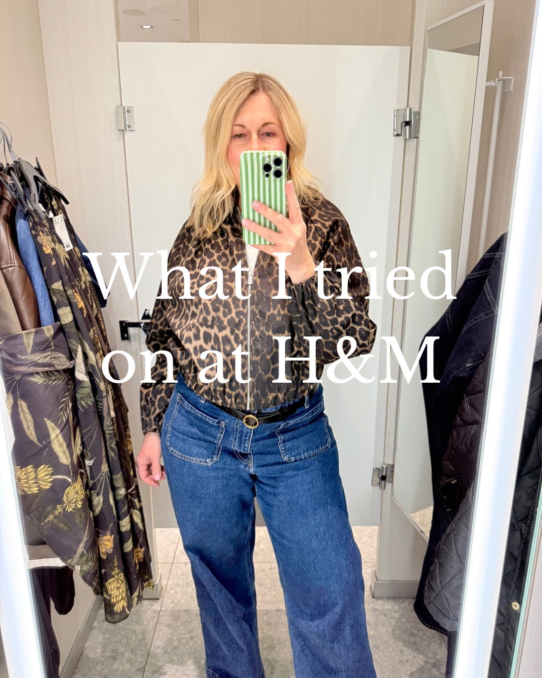 What I tried on at H&M. 
If you’re looking for affordable clothes that are so stylish H&M is the best for that.  

#LTKmidsize #LTKover50style