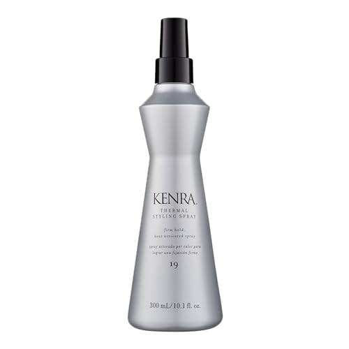 Kenra Professional Thermal Styling Spray 19 | Heat Protection | Firm Hold Heat-Activated | Tames Frizz, Flyaways & Adds Shine | All Hair Types | 10 fl. Oz | Amazon (US)