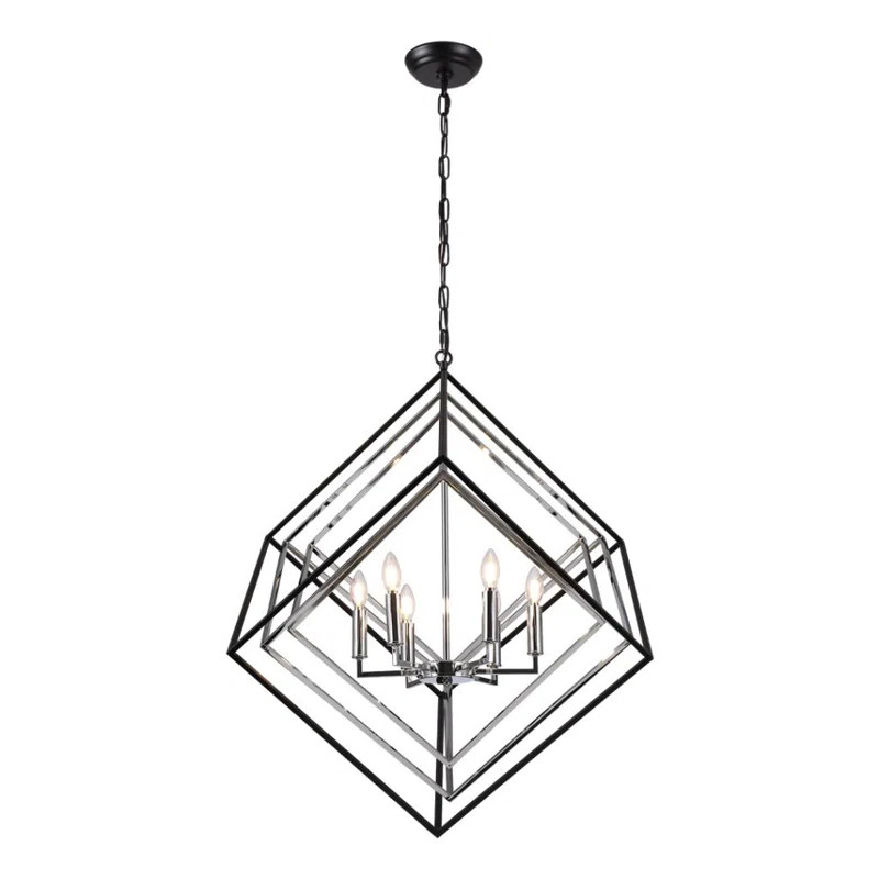 Marshallton 5 - Light Dimmable Geometric Chandelier | Wayfair North America