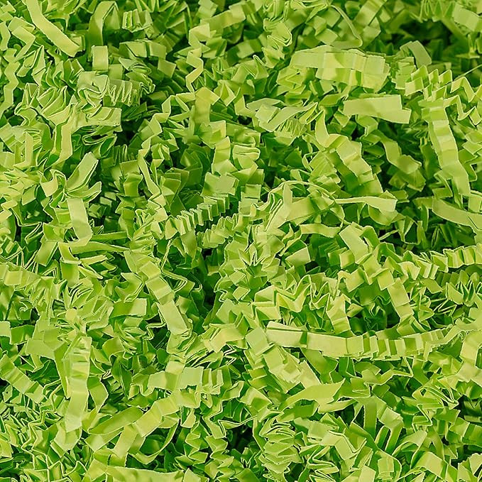 Crinkle Cut Paper Shred Filler (1/2 LB) for Gift Wrapping & Basket Filling - Lime Green | MagicWa... | Amazon (US)
