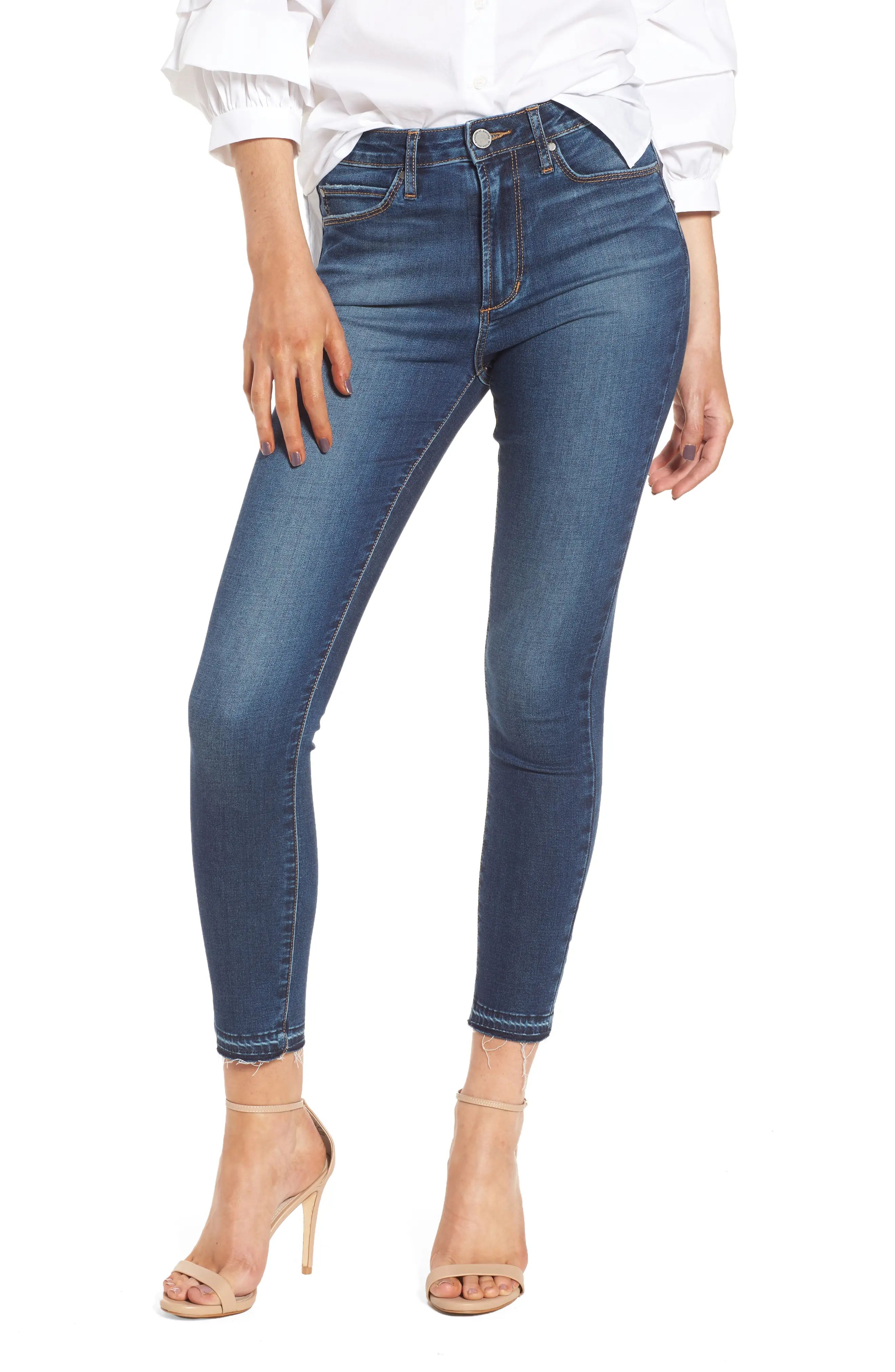 Heather High Waist Crop Skinny Jeans | Nordstrom