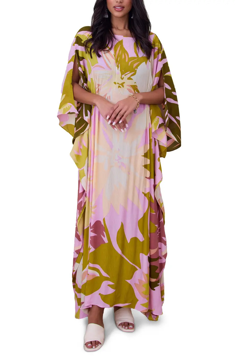Botanical Print Maxi Caftan | Nordstrom Rack