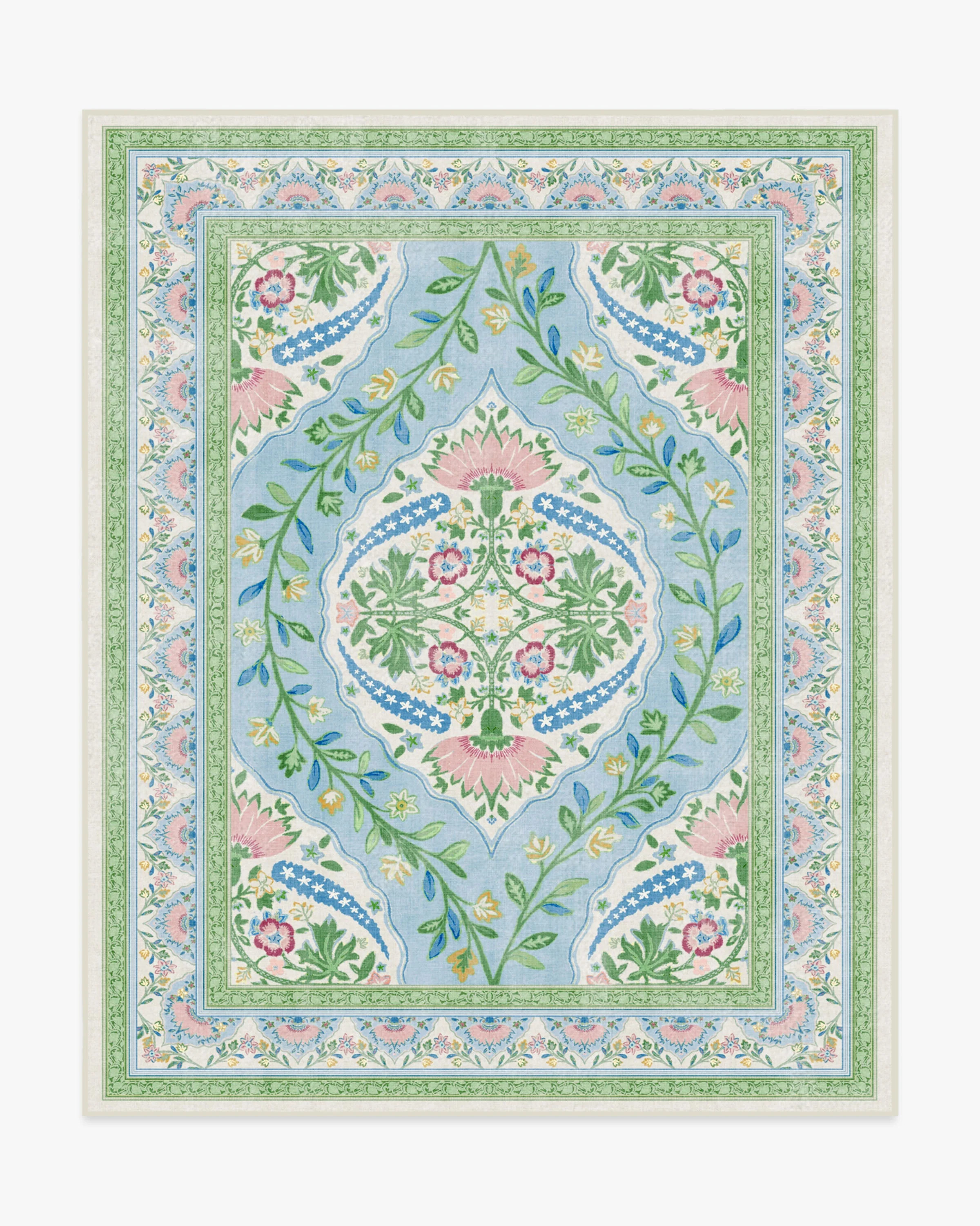 Skye Blue Multicolor Rug | Ruggable