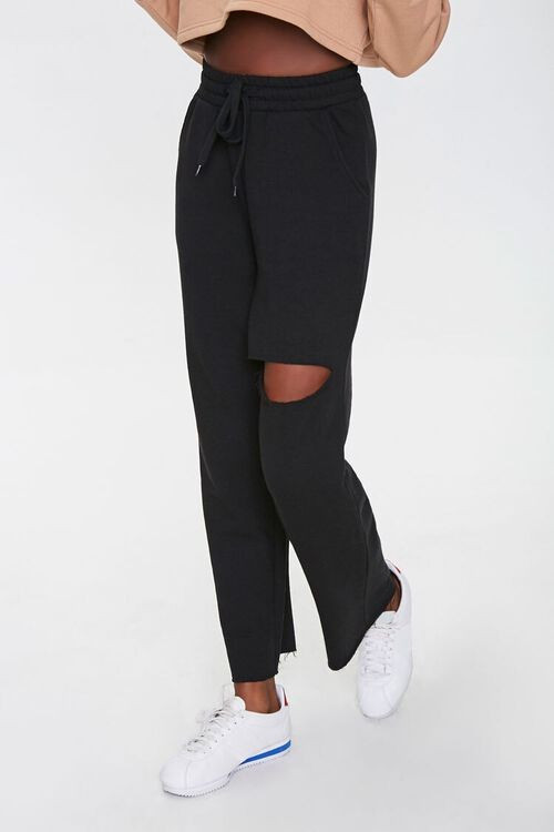 Ripped French Terry Sweatpants | Forever 21 (US)