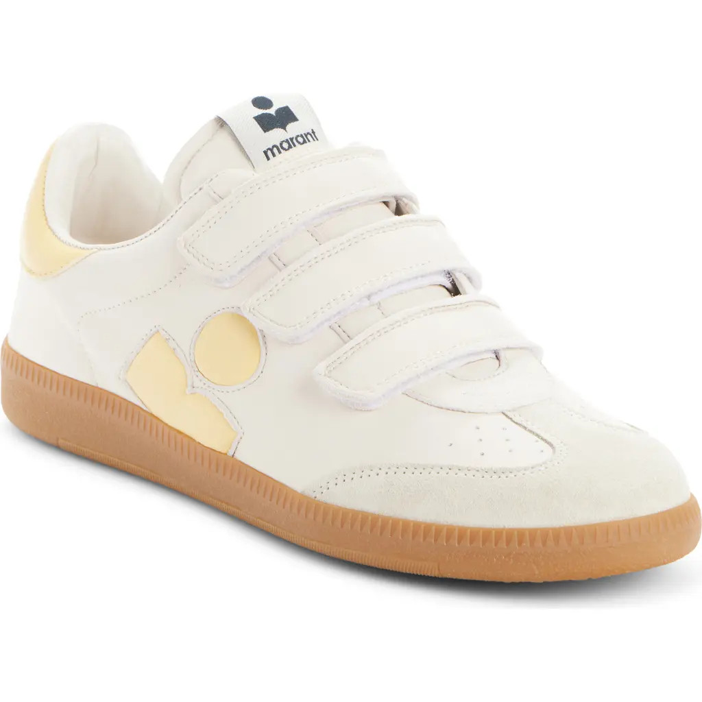 Isabel Marant Beth Low Top Sneaker in Chalk/butter at Nordstrom, Size 37 | Nordstrom