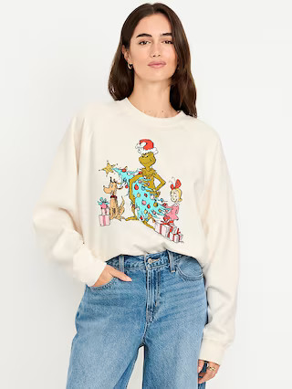 Dr. Seuss' The Grinch™ SoComfy Raglan Tunic Sweatshirt | Old Navy (US)