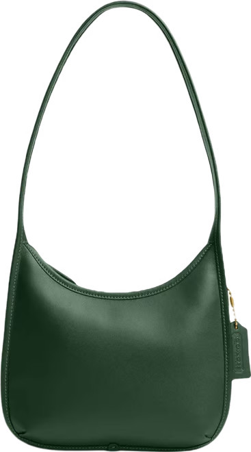 COACH Curve Zip Small Leather Shoulder Bag - Macy's | Macy's
