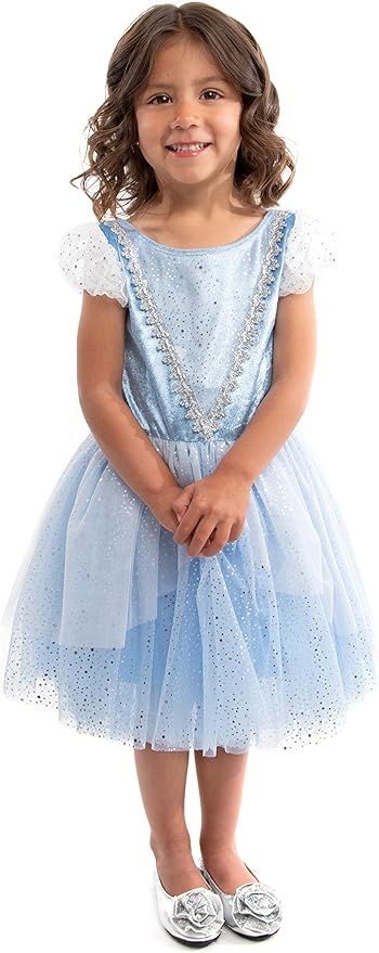 Little Adventures Cinderella Princess Party Dress - Machine Washable Child Pretend Play Costume O... | Amazon (US)