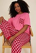 Plus Size Slouchy Pocket Tee And Jogger Pajamas Set | Maurices
